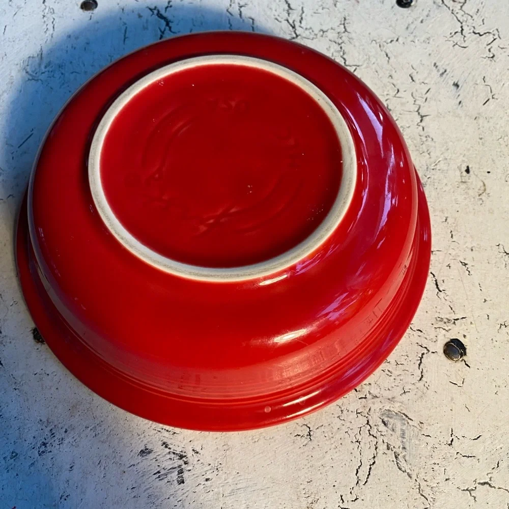 1 Fiesta Ware Scarlet 18 oz Cereal Bowl